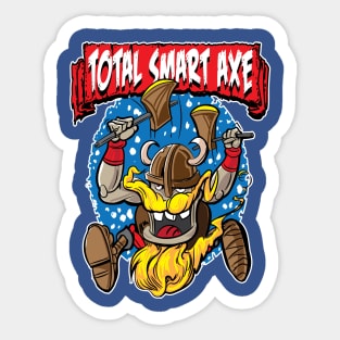 Total Smart Axe Barbarian Sticker
